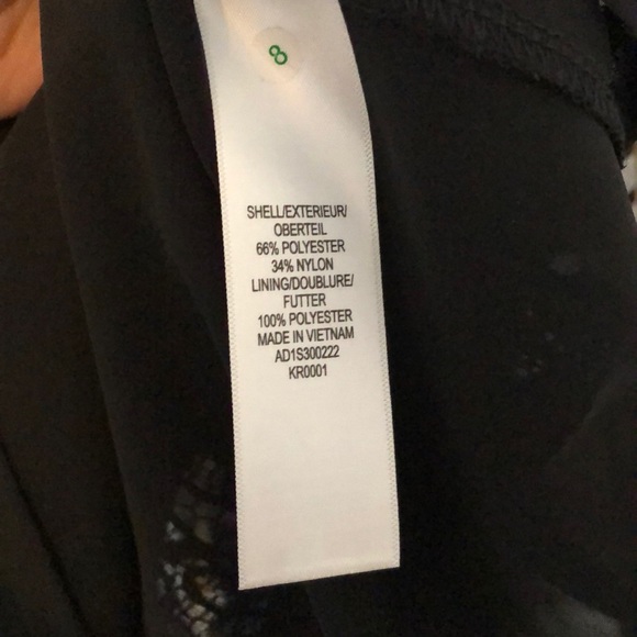 *NWOT* ADRIANNA PAPELL Black lace top - Picture 5 of 5